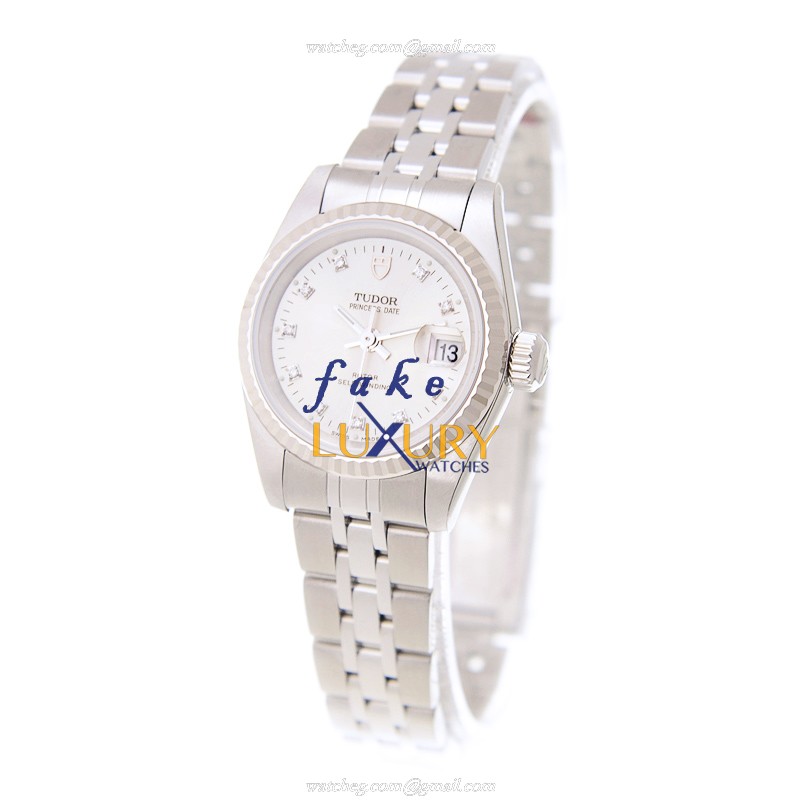 Tudor 92414-62430-10DI-SV Heritage Advisor, Automatic, 18kt White Gold & Steel Case, Silver Dial - Image 3