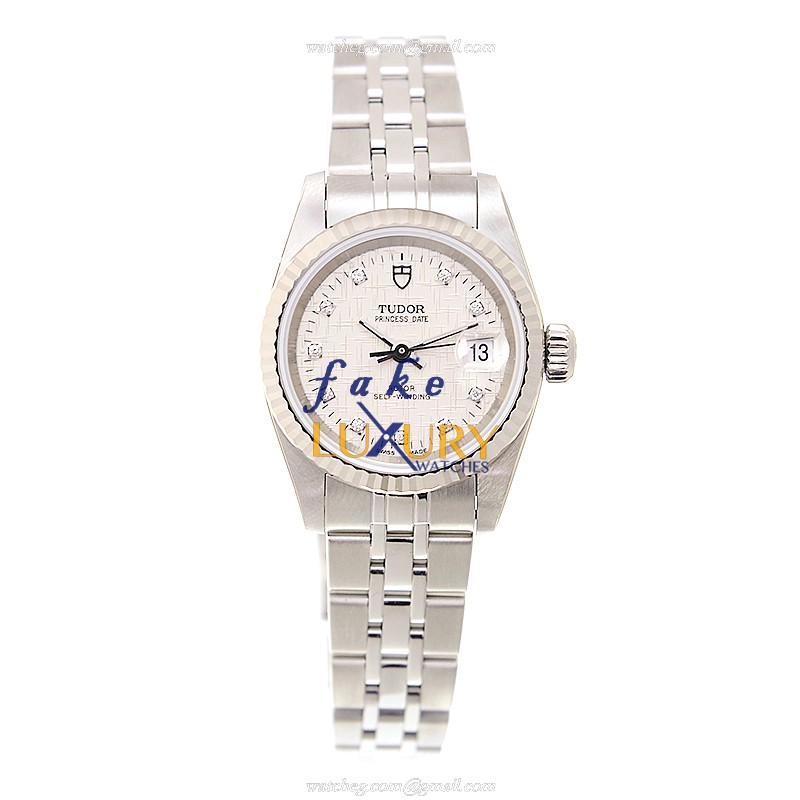 Tudor 92414-62430-10DI-SVCL Heritage Advisor - Automatic - 18kt White Gold & Steel Case - Replica - Image 2