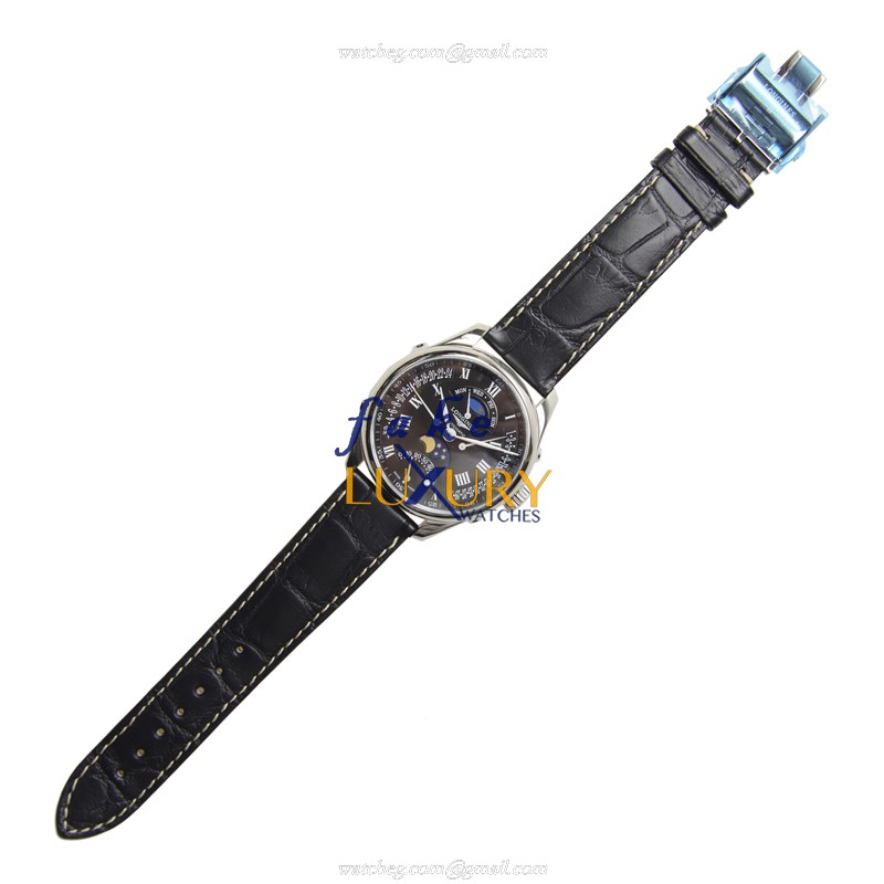 Longines L2.738.4.51.7 Master Automatic Black Dial Stainless Steel Replica Watch - Image 2