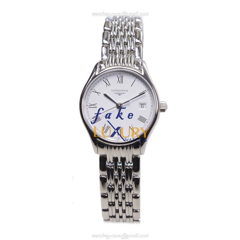 Longines L4.259.4.11.6 Lyre Replica Watch Quartz Movement White Dial Silver Steel Bracelet - Image 2