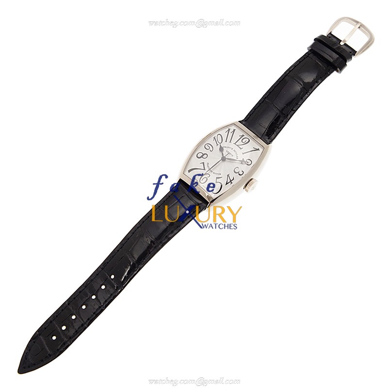 Franck Muller 5850 SC OG CINTREE CURVEX Auto 18kt White Gold Replica Watch, Swiss Movement, 32mm - Image 2