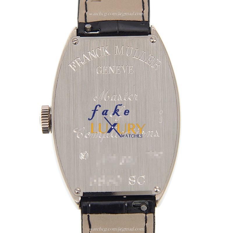 Franck Muller 5850 SC OG CINTREE CURVEX Auto 18kt White Gold Replica Watch, Swiss Movement, 32mm - Image 3