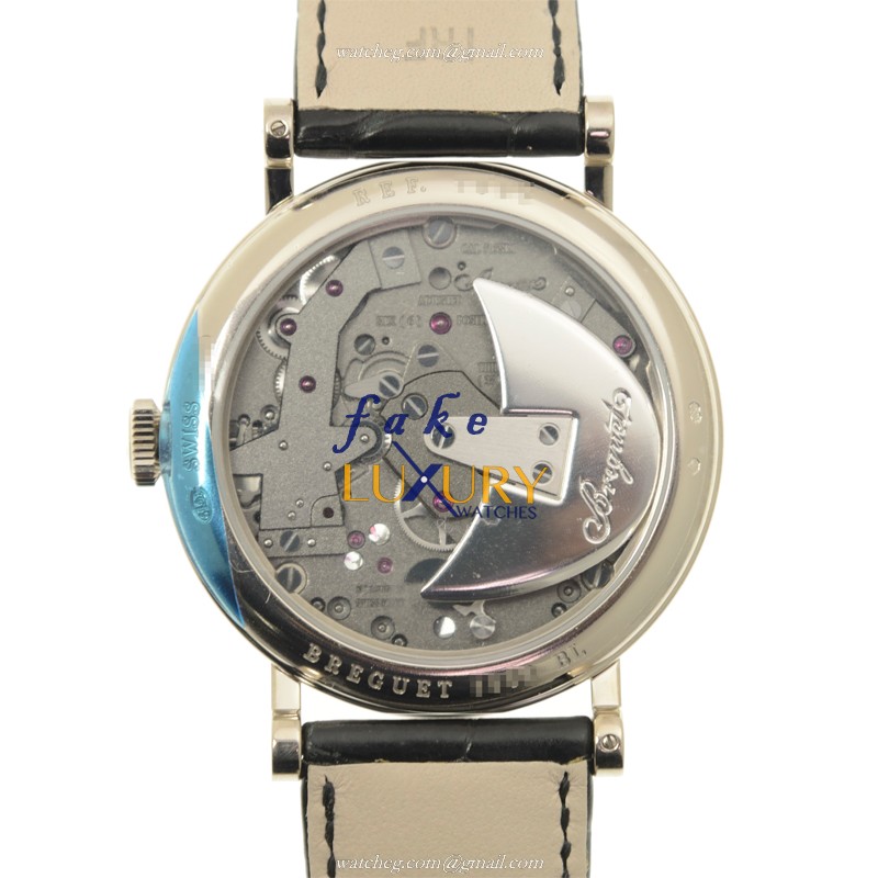 Breguet 7097BB/G1/9WU Tradition Replica Watch, Automatic, Silver Dial, 18kt White Gold Case - Image 3