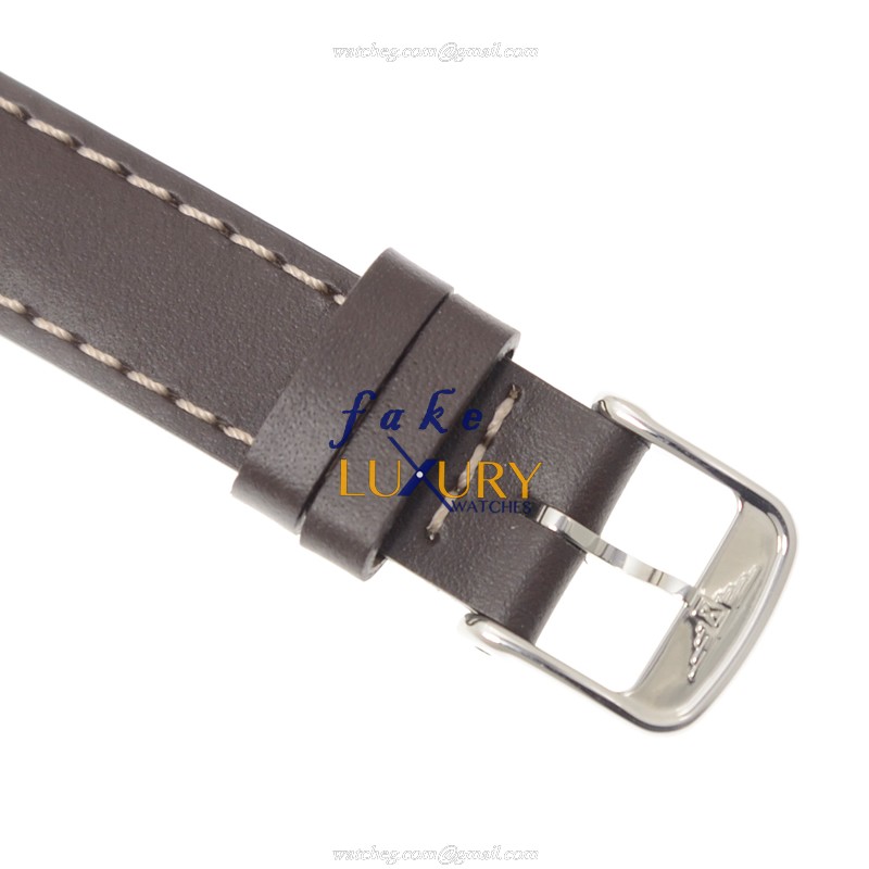 Longines L6.130.4.71.2 Equestrian Quartz Stainless Steel White Dial Brown Strap Replica Watch - Image 4