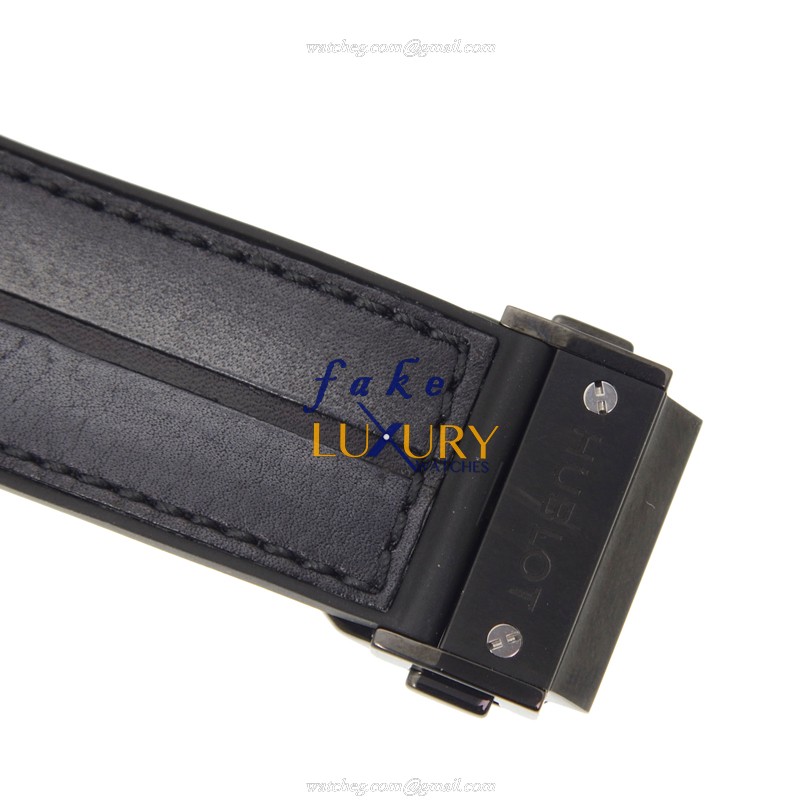 Hublot 511.CM.0500.VR.BER16 Automatic Ceramics Black Dial Black Rubber Strap Replica Watch - Image 4