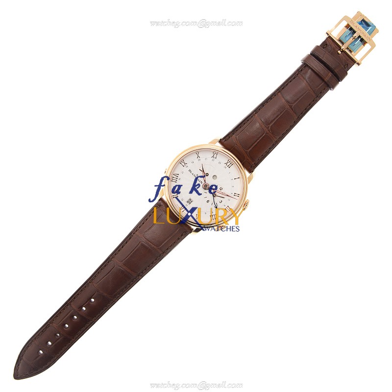 Blancpain Villeret 6640-3642-55B - Automatic - 18kt Rose Gold - White Dial - Replica Watch - Image 2