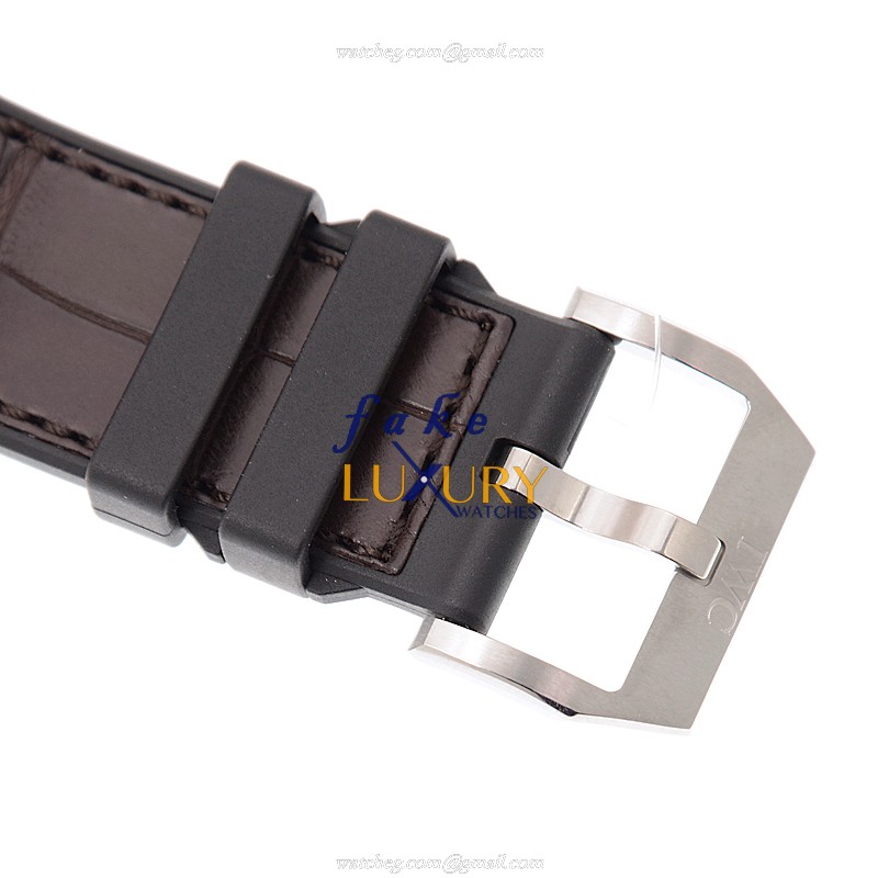 IWC INGENIEUR IW378511 Automatic Brown Dial Rubber Strap Steel Replica Watch - Image 4
