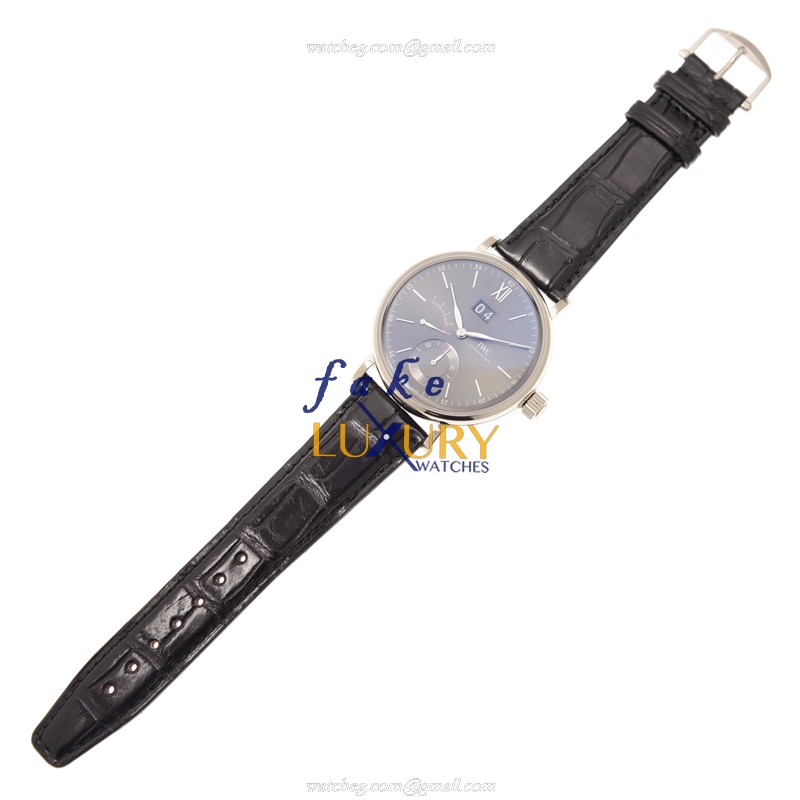 IW516101 - IWC Portofino Replica Watch Manual Wind 18kt White Gold Gray Dial - Image 2