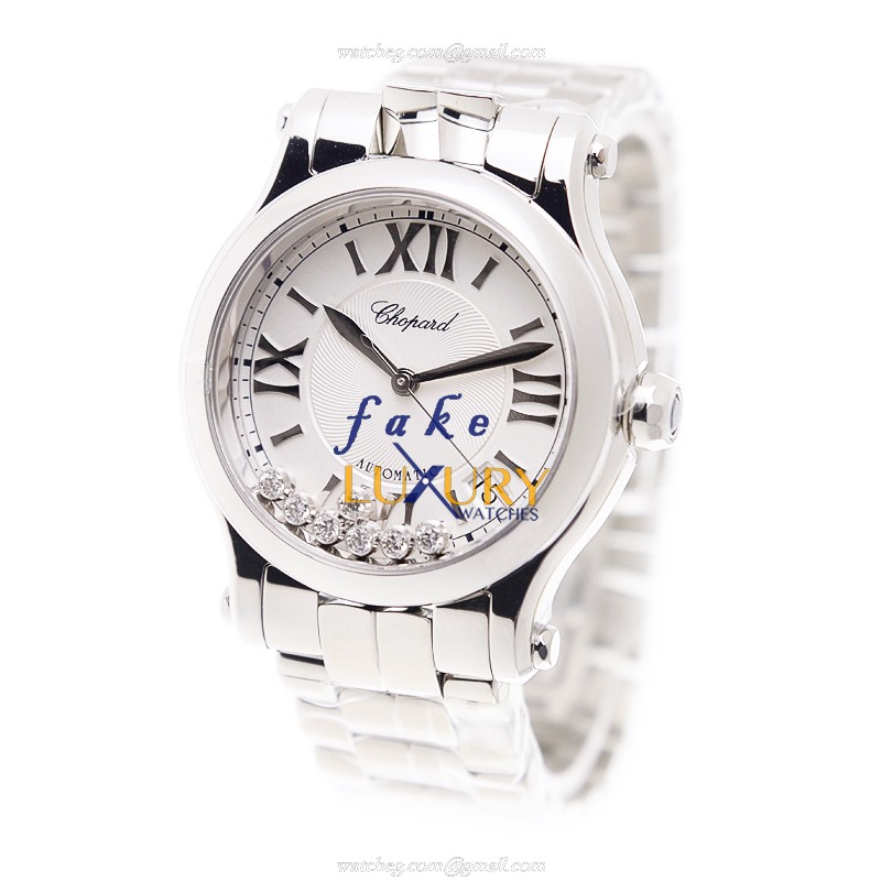 Chopard 278559-3002 HAPPY SPORT Swiss Auto Stainless Steel Dial Silver Case Replica Watch - Image 3