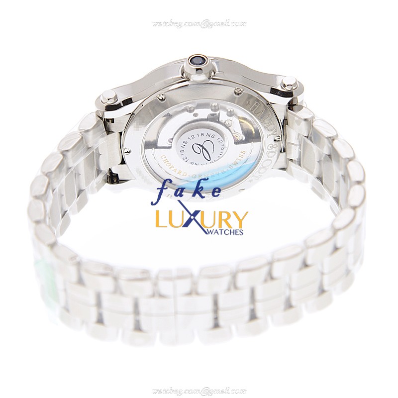 Chopard 278559-3002 HAPPY SPORT Swiss Auto Stainless Steel Dial Silver Case Replica Watch - Image 4
