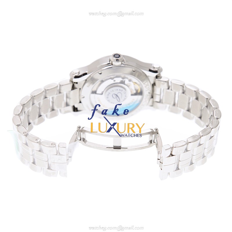 Chopard 278559-3002 HAPPY SPORT Swiss Auto Stainless Steel Dial Silver Case Replica Watch - Image 5