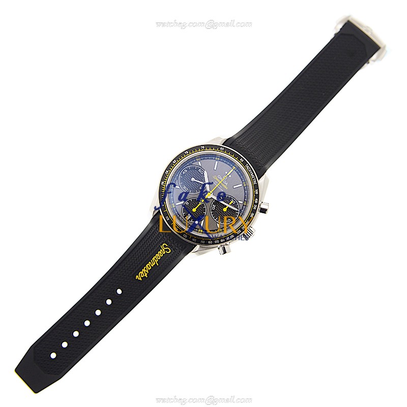 Omega Speedmaster 326.32.40.50.06.001 Replica Watch, Automatic, Black Dial, Steel Case, Rubber Strap - Image 2