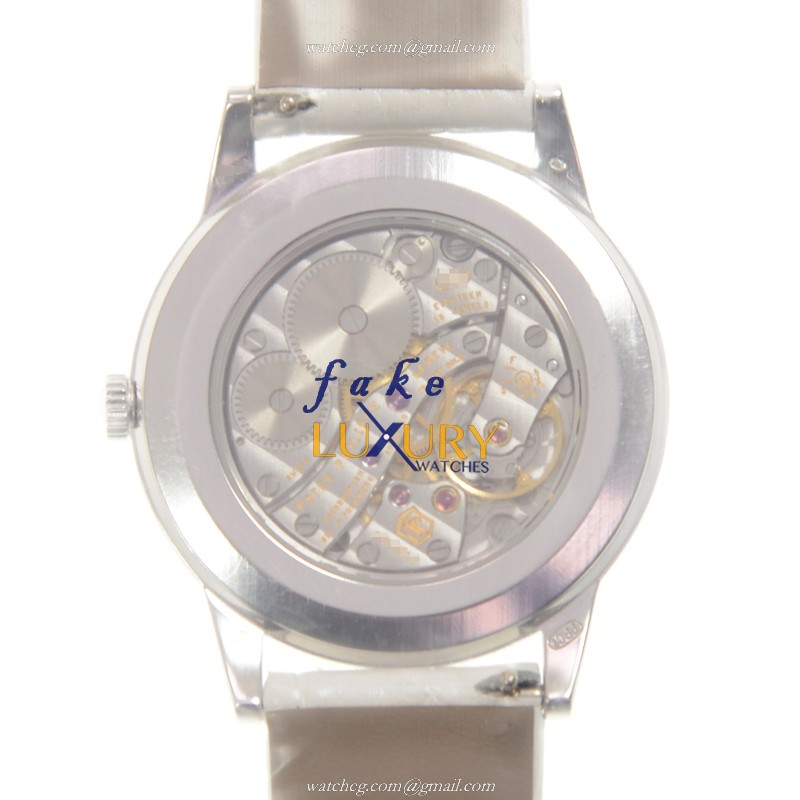 Patek Philippe Calatrava 7122-200G-001 Replica Watch, Manual Wind, White Gold & Diamond, White Dial - Image 3