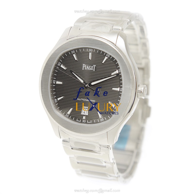 Piaget G0A41003 POLO Replica Watch With Automatic Movement, Dark Grey Dial, Steel Case - Image 3