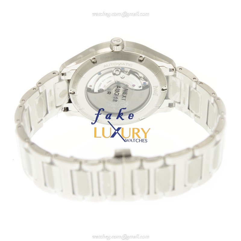 Piaget G0A41003 POLO Replica Watch With Automatic Movement, Dark Grey Dial, Steel Case - Image 4