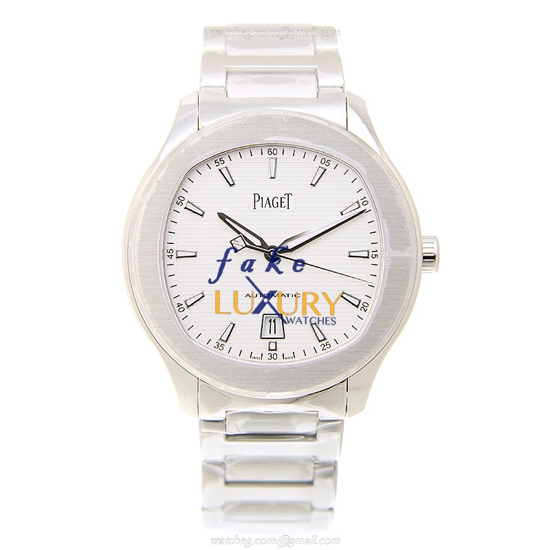 Piaget POLO G0A41001 Automatic Silver Dial Stainless Steel Replica Watch - Image 2