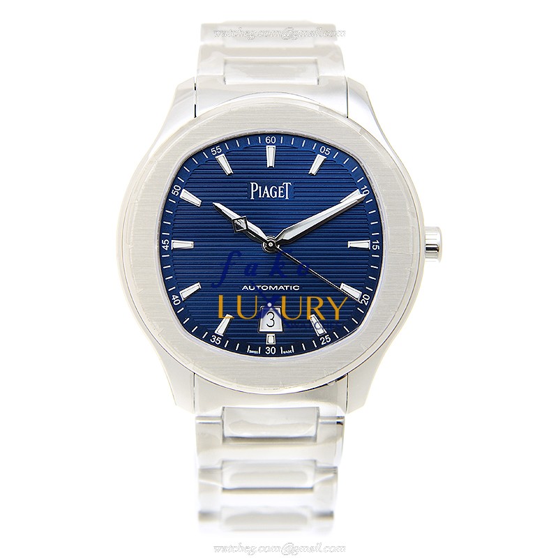 Piaget G0A41002 Replica Watch, Automatic, Blue Dial, Steel Case & Bracelet, 42mm - Image 2