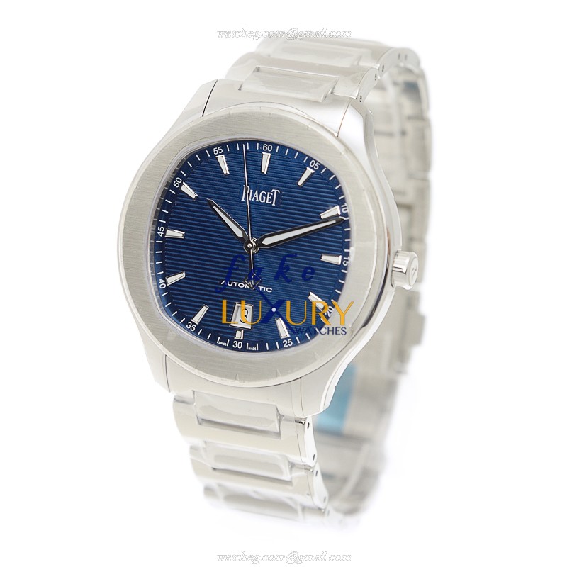 Piaget G0A41002 Replica Watch, Automatic, Blue Dial, Steel Case & Bracelet, 42mm - Image 3
