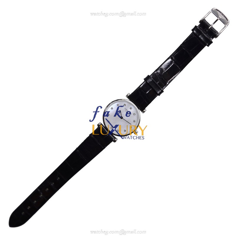 Longines L4.209.4.87.2 La Grande Replica Watch, 24mm Quartz, Silver White Mother of Pearl Dial - Image 2
