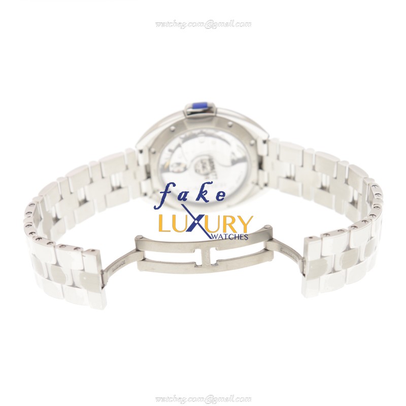 Cartier WSCL0006 Cle De Cartier Replica Watch, Automatic, White Dial, Steel Bracelet - Image 5