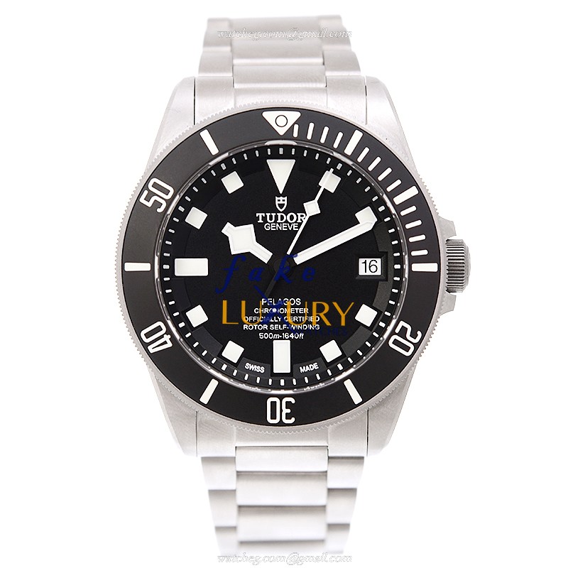 -25600TN - Tudor PELAGOS Automatic Titanium Replica Watch - Black Dial - Image 2