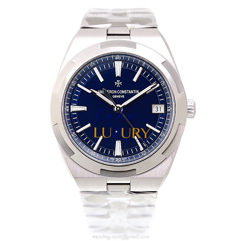 4500V/110A-B128 - Vacheron Constantin Overseas Replica Watch - Automatic Blue Dial Steel - Image 2