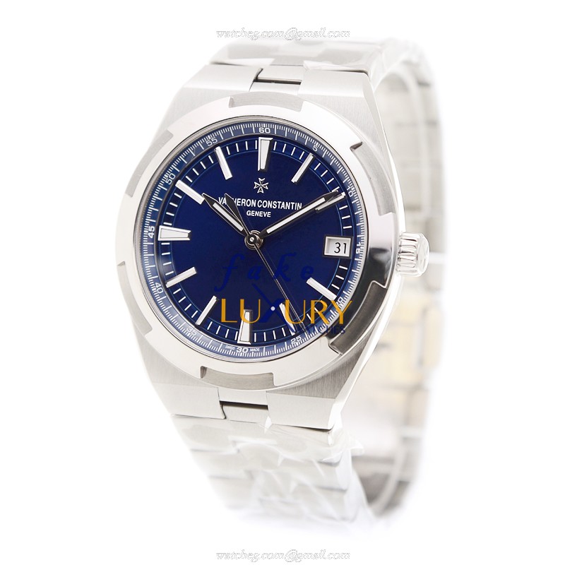 4500V/110A-B128 - Vacheron Constantin Overseas Replica Watch - Automatic Blue Dial Steel - Image 3