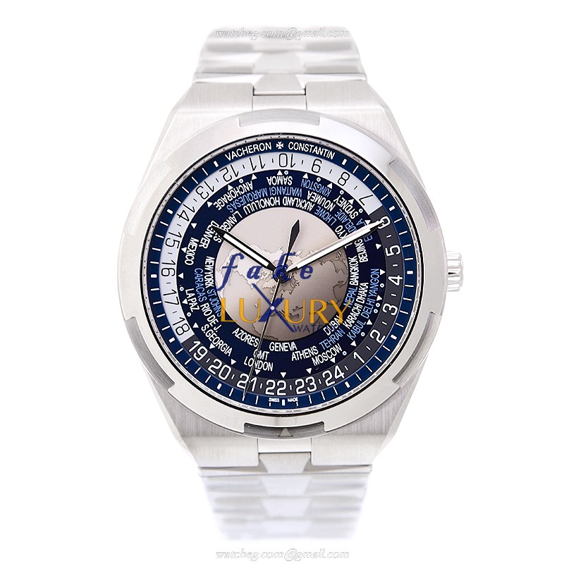 Vacheron Constantin 7700V/110A-B172 Overseas Replica Watch, Automatic, Blue Dial, Steel Case - Image 2