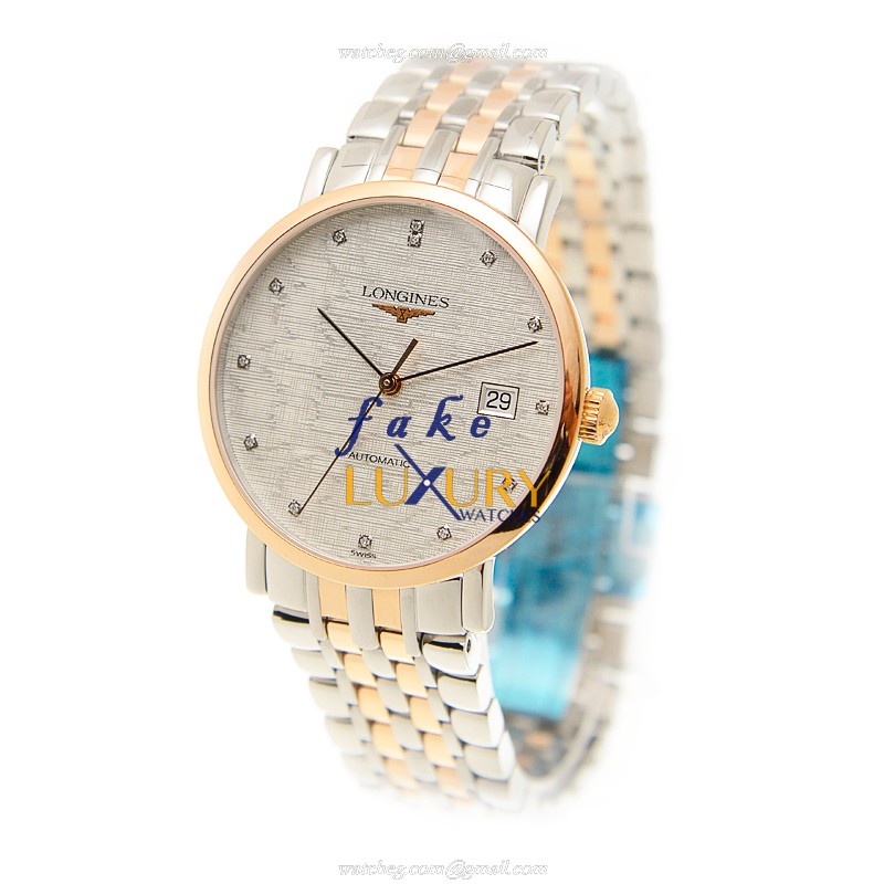 Longines Elegant L4.810.5.77.7 - Replica Watch - Automatic - 18kt Rose Gold Steel - 37mm - Image 3
