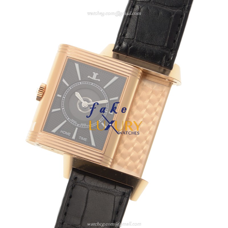 Jaeger-Lecoultre Q3832420 REVERSO Automatic 18kt Rose Gold Replica Watch - Swiss Movement - White - Image 5