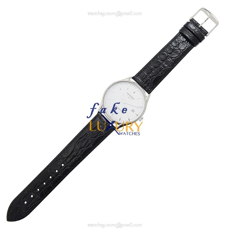Longines Lyre L4.960.4.12.2 - Automatic - White Dial - Stainless Steel - Alligator Strap - Replica - Image 2