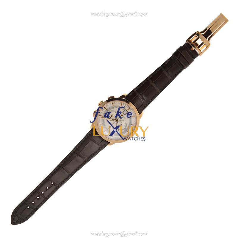 Girard Perregaux 49529-52-131-BABA 1966 Replica Watch - Manual Wind - 18kt Rose Gold - White Dial - Image 2