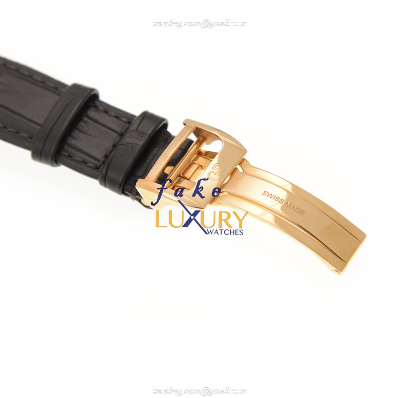 Girard Perregaux 1966 49529-52-231-BA6A Manual Wind 18kt Rose Gold Gray Dial Alligator Strap - Image 4