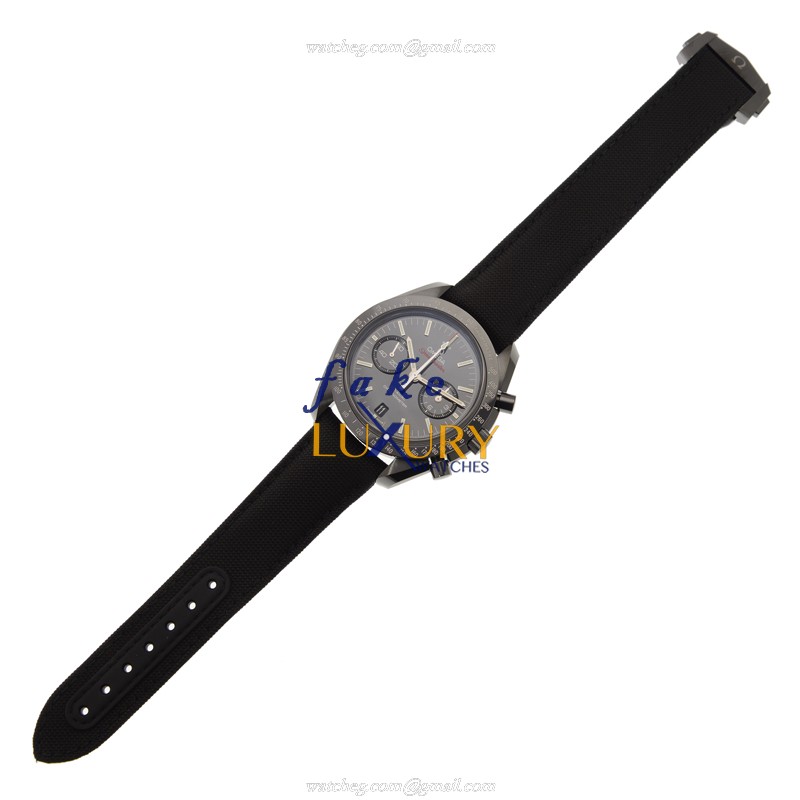 Omega 311.92.44.51.01.007 SPEEDMASTER Automatic Ceramic Replica Watch - Black Dial, Nylon Strap - Image 2
