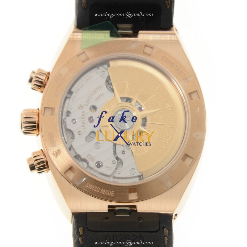 Vacheron Constantin Overseas 5500V/000R-B074 Automatic 18kt Rose Gold White Dial Brown Alligator - Image 3