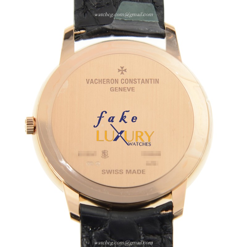 Vacheron Constantin 81180/000R-9162 Replica Watch Manual Wind 18kt Rose Gold Dark Grey Dial - Image 3