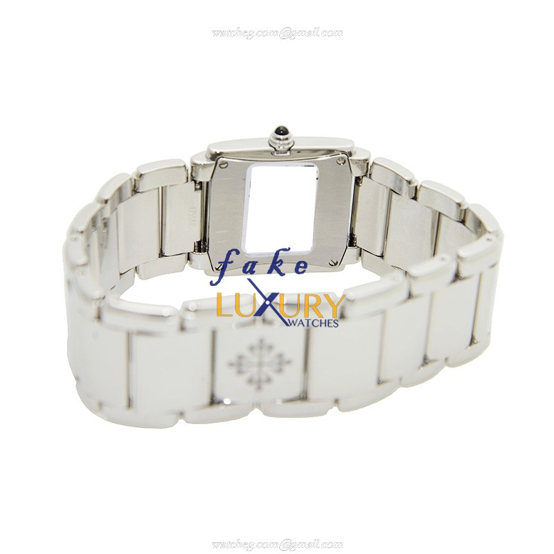 Patek Philippe 4910/10A-012 Twenty-4 Replica Watch, Blue Dial, Stainless Steel & Diamonds Case - Image 4