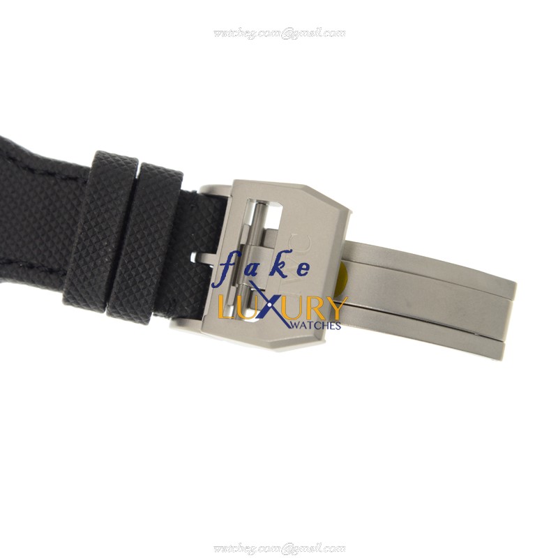 IWC IW502003 Pilots Automatic Ceramics Replica Watch, Blue Dial, Black Cowhide Strap - Image 4