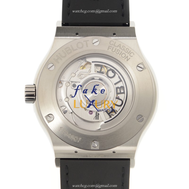 Hublot Classic Fusion 542.NX.1171.LR.1104 Automatic Titanium & Diamond Black Dial Replica Watch - Image 3