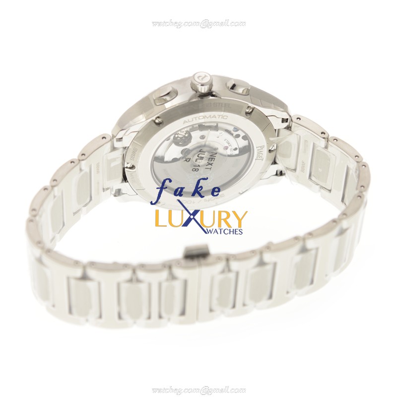 Piaget G0A41004 POLO Automatic Stainless Steel White Dial Silver Strap Replica Watch - Image 4