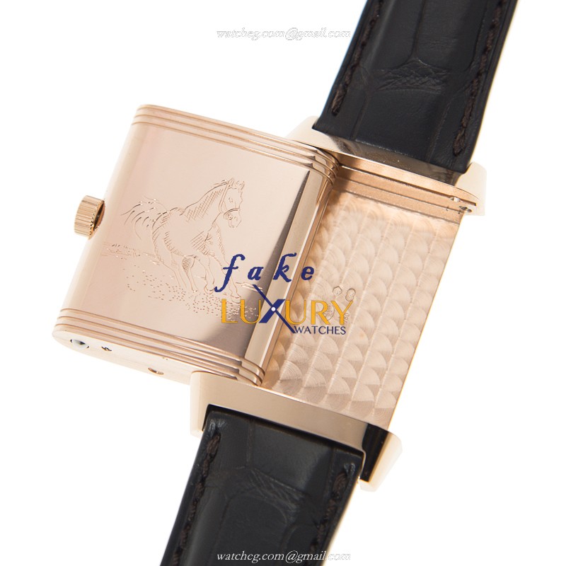 Jaeger-Lecoultre Q2702521 REVERSO Manual Wind 18kt Rose Gold - Ceramic Bezel - Swiss Movement - Image 5