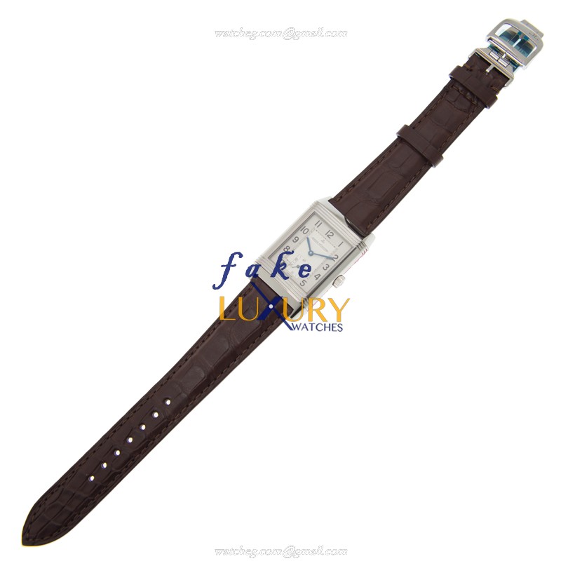 Jaeger-Lecoultre Q2708410 Manual Wind Stainless Steel Replica Watch - Silvery White Dial & Brown - Image 2