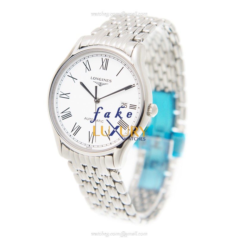 Longines L4.960.4.11.6 Lyre Replica Watch Automatic Movement White Dial Stainless Steel Strap - Image 3