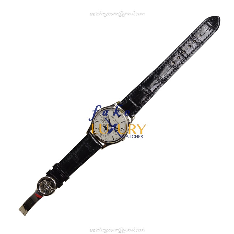 5140G-001 - Patek Philippe 5140G-001 Replica Watch Automatic 18kt White Gold Silver Dial - Image 2