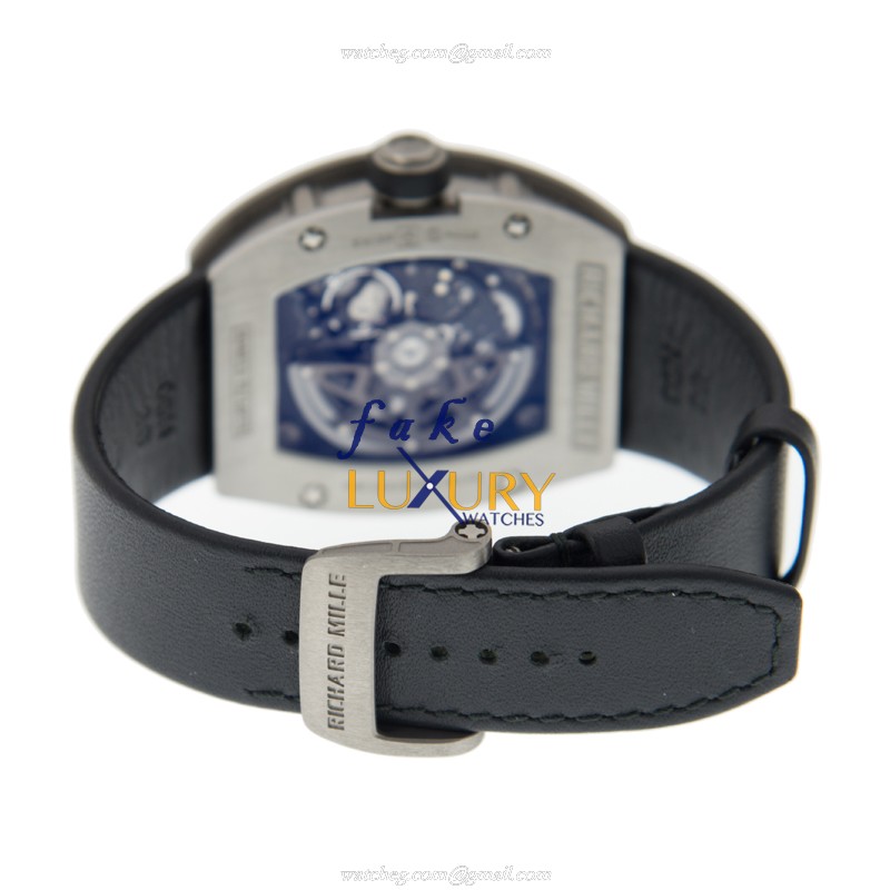 RM23-TI-MED - Richard Mille Replica Watch Automatic Titanium Diamond Silver Dial - Image 5