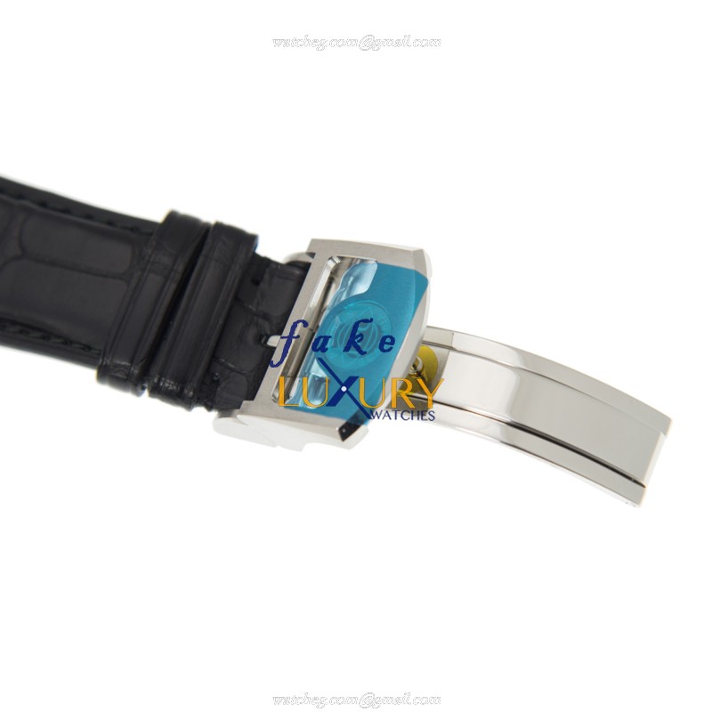 IWC IW503502 Portuguese Automatic Replica Watch Blue Dial Steel Case Alligator Strap - Image 4