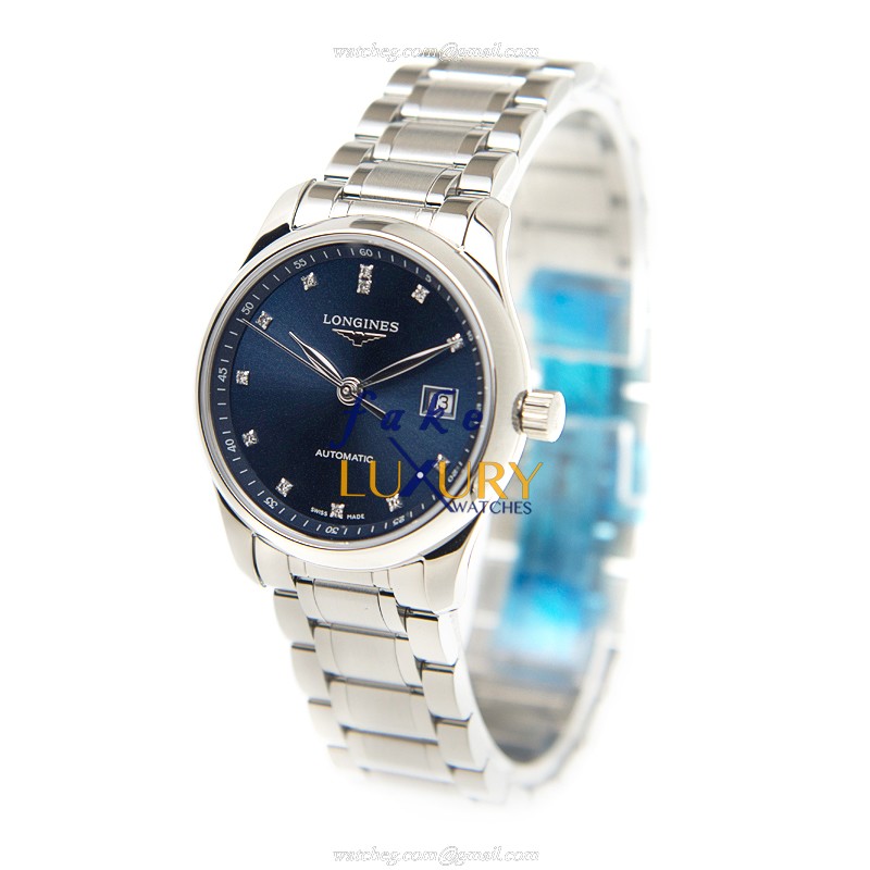 Longines Master L2.257.4.97.6 Automatic Blue Dial Stainless Steel Replica Watch - Image 3