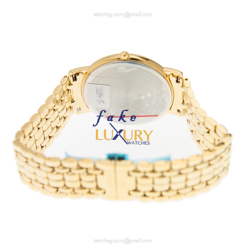 Longines L4.790.2.12.8 Quartz Gold-Plated Stainless Steel Replica Watch, White Dial, Gold Strap - Image 4