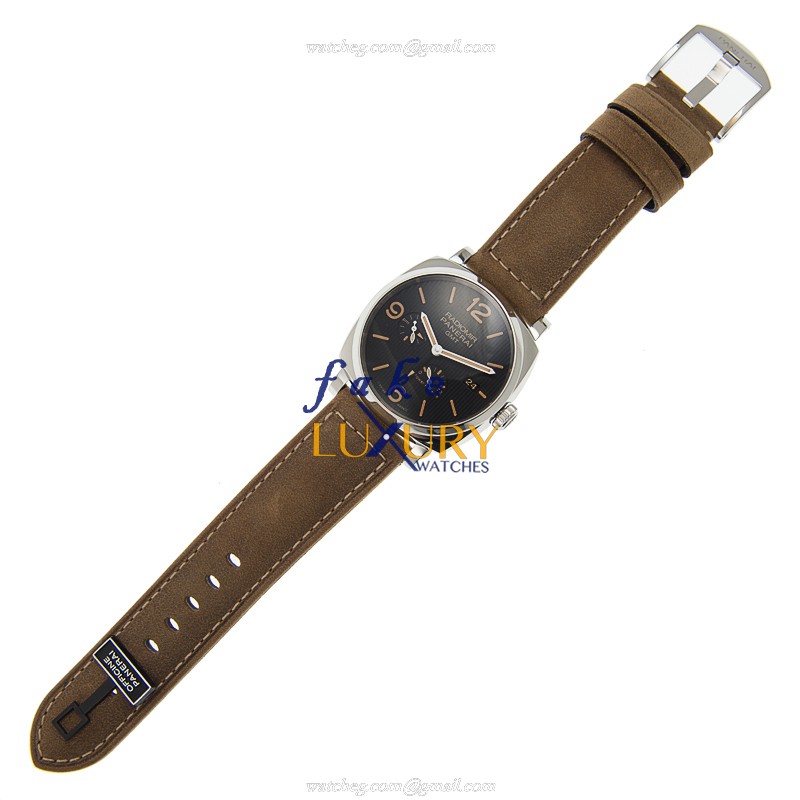 Panerai PAM00658 | Automatic | Steel Case | Black Dial | Brown Cowhide Strap | Replica Watch - Image 2