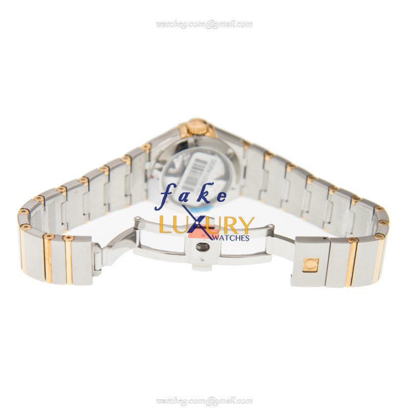 Omega Constellation 123.25.27.20.55.004 Replica Watch, Automatic, White Mother of Pearl Dial, 18kt - Image 5